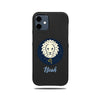Personalized Leo iPhone 12 Black Leather Case-Kulör Cases