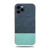 Peacock Blue & Ocean Blue iPhone 12 Pro Max Leather Case-Kulör Cases- Custom Apple Phone Case