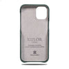 Forest Green iPhone 12 Leather Case-Kulör Cases- Custom Apple Phone Case
