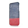 Buy personalized Peacock Blue & Crimson Red iPhone Xs Max Leather Case online-Kulör Cases