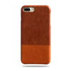 Buy personalized Walnut Brown & Cider Orange iPhone 8 Plus / iPhone 7 Plus Leather Case online-Kulör Cases