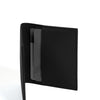 Black Leather Bidfold Cardholder-Kulör Cases