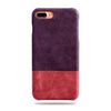 Buy personalized Wine Purple & Rosewood Pink iPhone 8 Plus / iPhone 7 Plus Leather Case online-Kulör Cases