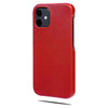 Personalized Scarlet Red Heart iPhone 12 Leather Case-Kulör Cases