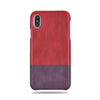 Buy personalized Crimson Red & Wine Purple iPhone Xs / iPhone X Leather Case online-Kulör Cases