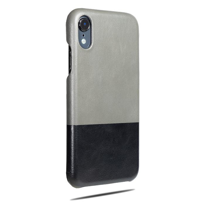 Buy personalized Fossil Gray & Crow Black iPhone XR Leather Case online-Kulör Cases