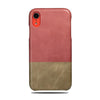 Buy personalized Rosewood Pink & Sage Green iPhone XR Leather Case online-Kulör Cases