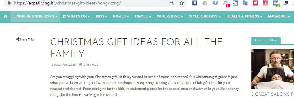 We're Featured on Expat Living's Christmas Gift Guide-Kulör Cases