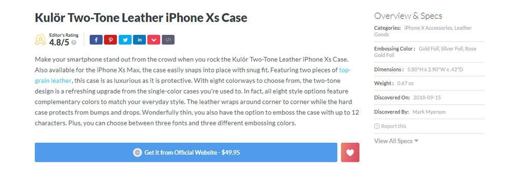 Our iPhone Cases Are Featured on GadgetFlow-Kulör Cases