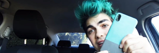 Thomas and his hair-color-matching phone case-Kulör Cases