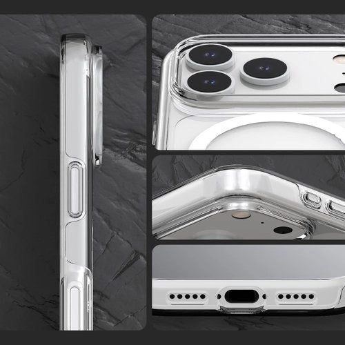 Araree – iPhone 18 Pro / iPhone 18 Pro Max / 17 Pro / 17 Pro Max CASE PHONE COVER DUPLE M CLEAR TPU+PC Magnetic MagSafe Shockproof