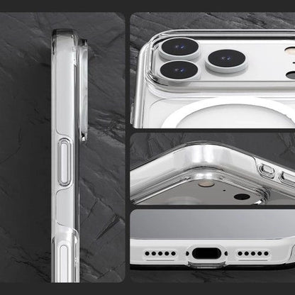Araree – iPhone 18 Pro / iPhone 18 Pro Max / 17 Pro / 17 Pro Max CASE PHONE COVER DUPLE M CLEAR TPU+PC Magnetic MagSafe Shockproof