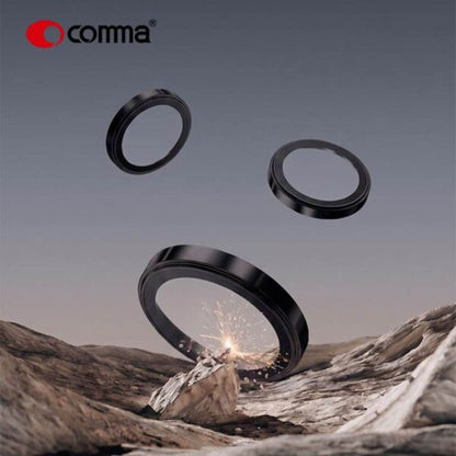 Comma – Sapphire Lens Protector for iPhone 18 Pro / 18 Pro Max | "Eagle Eye" Series – Mohs 9 Hardness, AR Anti-Reflective Coating, Sapphire Glass, Titanium Alloy Frame (3-Pack)