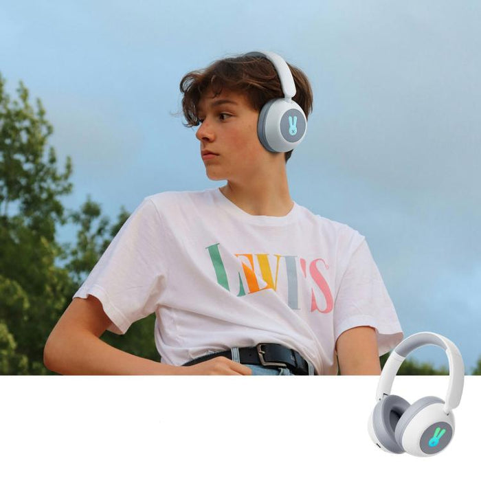 Kulor - Wireless Bluetooth Headphones, Children's Over-Ear Bluetooth Headphones, Foldable, Kids Mode