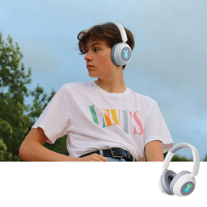 Kulor - Wireless Bluetooth Headphones, Children's Over-Ear Bluetooth Headphones, Foldable, Kids Mode