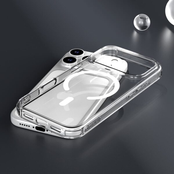 Araree – iPhone 18 Pro / 18 Pro Max Phone Case FLEXIELD M, Magnetic Magsafe, Shockproof Protection, Reinforced Corners, Transparent Phone Case