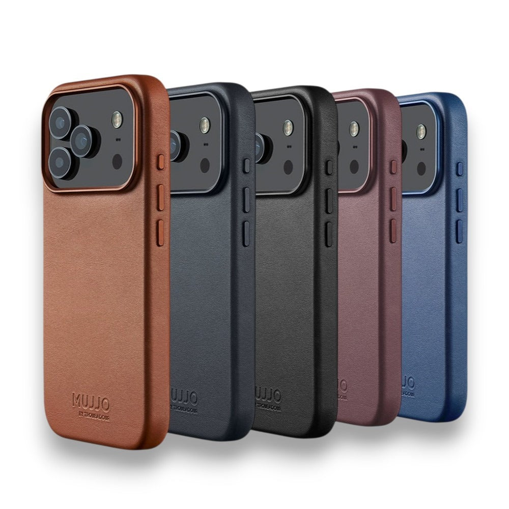 Mujjo - iPhone 17 Pro Max Full Leather Case with MagSafe