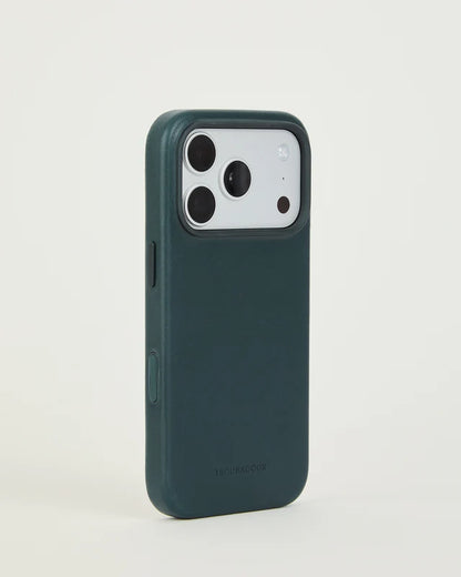 Troubadour & Mujjo - iPhone 18 Pro Full Leather Phone Case, Velore Leather, Compatible with MagSafe Magnetic Case