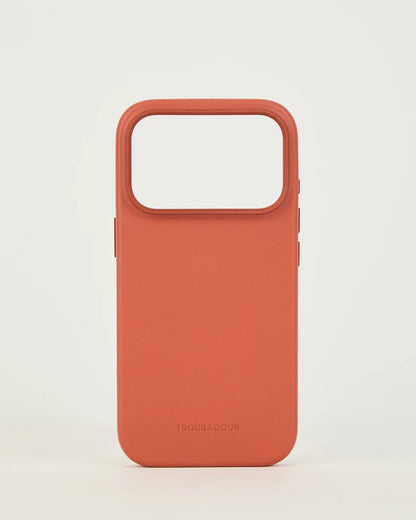 Troubadour & Mujjo - iPhone 18 Pro Full Leather Phone Case, Velore Leather, Compatible with MagSafe Magnetic Case