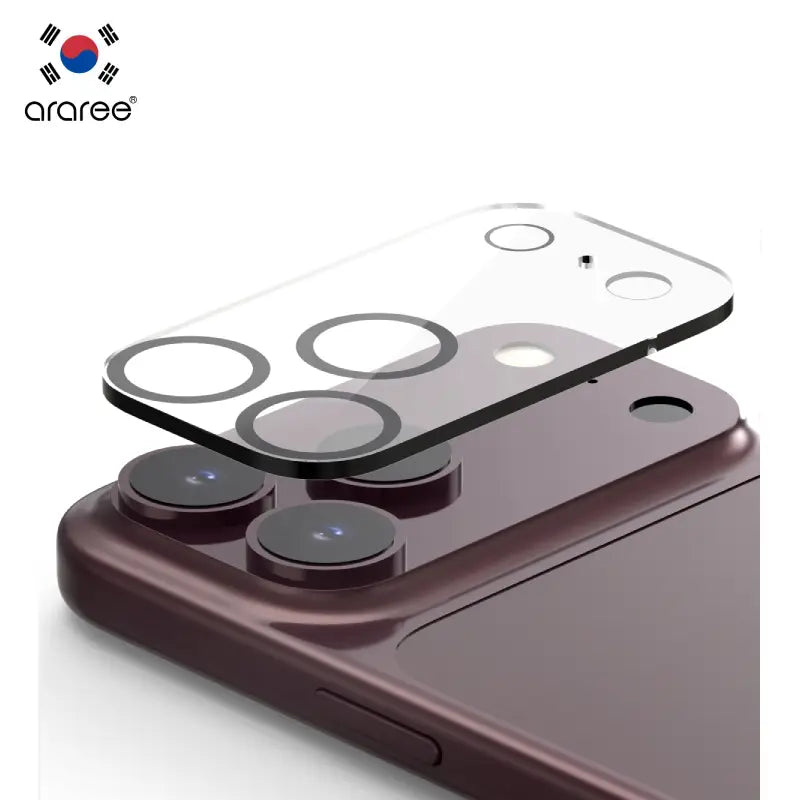 Araree – iPhone 18 Pro / 18 Pro Max CAMERA LENS PROTECTOR CORE CAMERA 9H Oleophobic Transmittance Full Cover