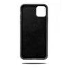 Black Leather iPhone 11 Pro Reflective Mirror Case