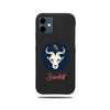Personalized Capricorn iPhone 12 Black Leather Case-Kulör Cases