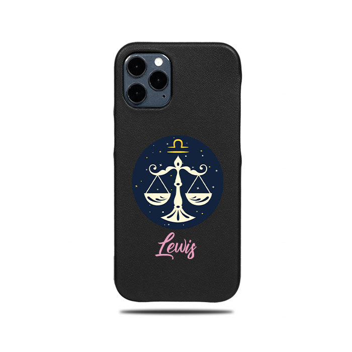 Personalised Leather iPhone 12 Pro Case
