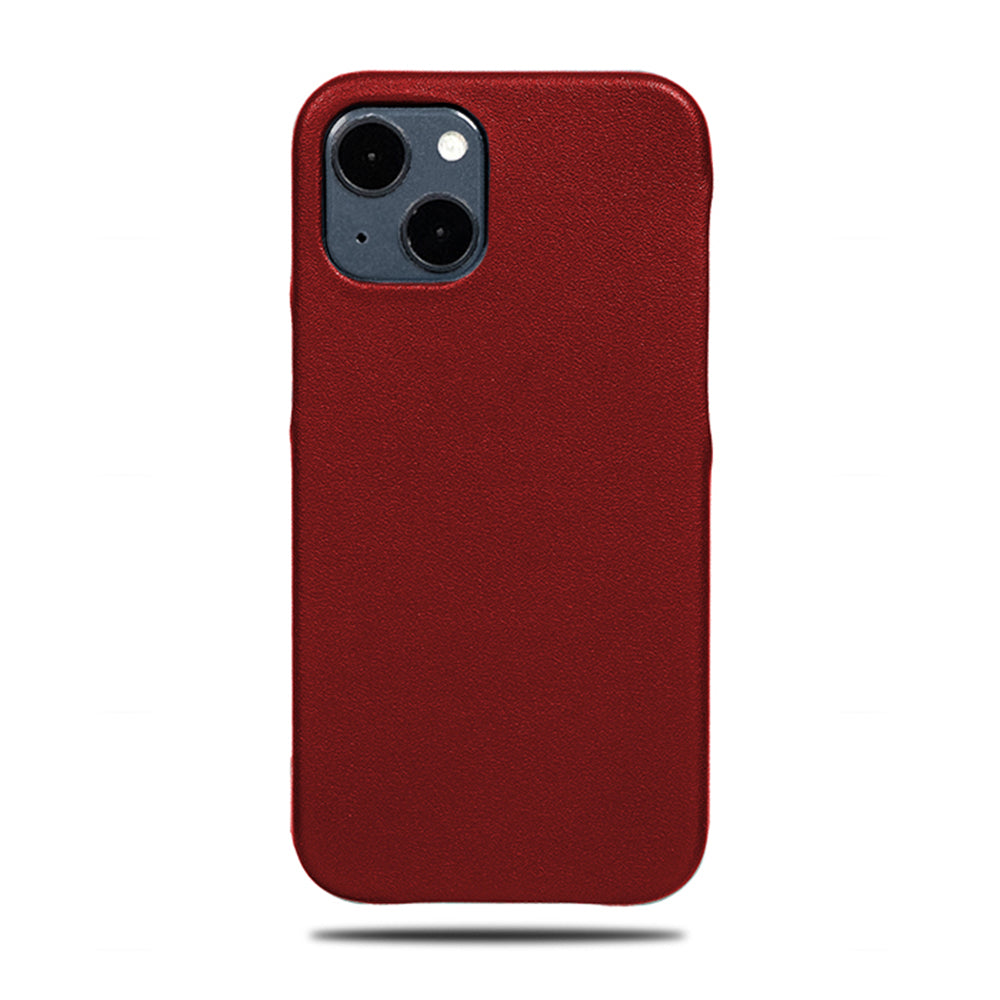 Crimson Red iPhone 13 Leather Case
