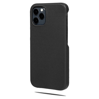 All Black iPhone 12 Pro Max Leather Case-Kulör Cases- Custom Apple Phone Case