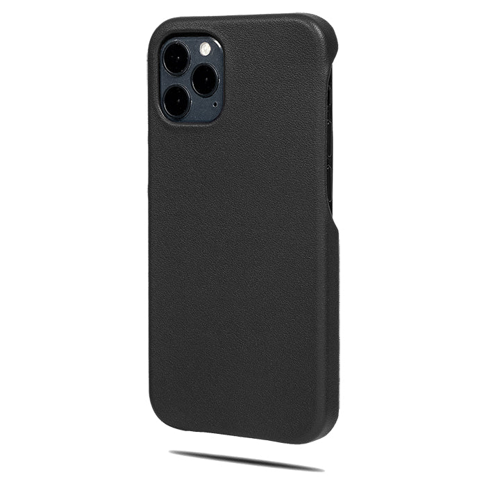 All Black iPhone 12 Pro Leather Case-Kulör Cases- Custom Apple Phone Case