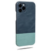 Peacock Blue & Ocean Blue iPhone 12 Pro Leather Case-Kulör Cases- Custom Apple Phone Case