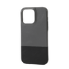 Fossil Gray & Crow Black iPhone 14 Pro Max Leather Case with MagSafe