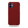 Crimson Red iPhone 12 Max Leather Case-Kulör Cases- Custom Apple Phone Case