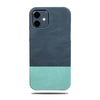 Peacock Blue & Ocean Blue iPhone 12 Max Leather Case-Kulör Cases- Custom Apple Phone Case