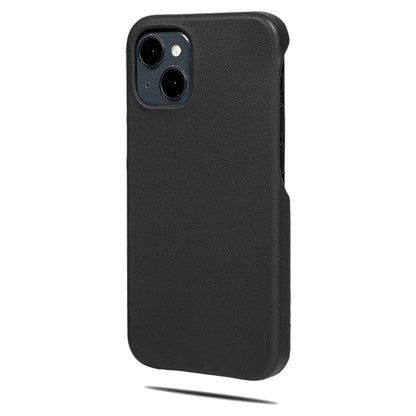 All Black iPhone 14 Plus Leather Case with MagSafe