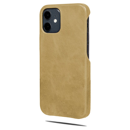 Khaki Brown iPhone 13 Pro Leather Case