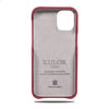 Crimson Red iPhone 12 mini Leather Case-Kulör Cases