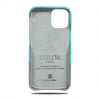 Ocean Blue & Pebble Gray iPhone 13 Leather Case