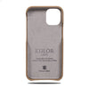 Sage Green iPhone 12 Pro Leather Case-Kulör Cases- Custom Apple Phone Case