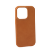 Tan Brown iPhone 14 Pro Leather Case with MagSafe
