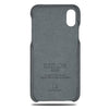 Buy personalized Light Gray Micro Suede iPhone Xs / iPhone X Monogram Case online-Kulör Cases