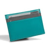 Ocean Blue & Pebble Gray Leather Slim Cardholder-Kulör Cases
