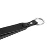 All Black Leather Keychain-Kulör Cases