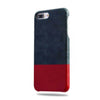 Buy personalized Peacock Blue & Crimson Red iPhone 8 Plus / iPhone 7 Plus Leather Case online-Kulör Cases