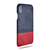 Buy personalized Peacock Blue & Crimson Red iPhone Xs Max Leather Case online-Kulör Cases