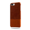 Buy personalized Walnut Brown & Cider Orange iPhone 8 Plus / iPhone 7 Plus Leather Case online-Kulör Cases