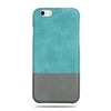 Buy personalized Ocean Blue & Pebble Grey iPhone 6 / iPhone 6s Leather Case (DISCONTINUED) online-Kulör Cases
