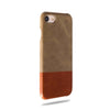 Buy personalized Sage Green & Walnut Brown iPhone 8 / iPhone 7 Leather Case online-Kulör Cases