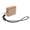 Khaki Brown & Black AirPods Pro Leather Case-Kulör Cases