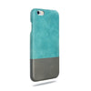 Buy personalized Ocean Blue & Pebble Grey iPhone 6 / iPhone 6s Leather Case (DISCONTINUED) online-Kulör Cases